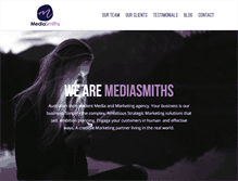 Tablet Screenshot of mediasmiths.com.au